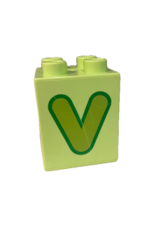 Lego® Duplo® písmeno V